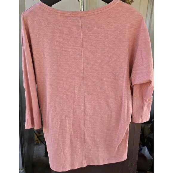 Rachel Zoe Cotton Tunic Top Womens Size Small Light Pink Gauze - Picture 2 of 3
